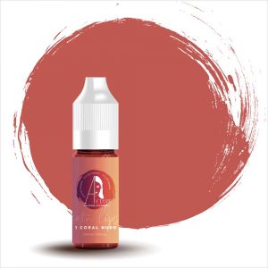 Organic lips pigments  – Coral nude – 10ml