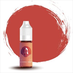 Organic lips pigments  – Coral rose – 10ml